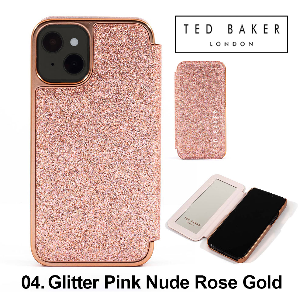 iPhone 13 mini 用ケース Ted Baker テッドベーカー Folio Case 手帳型 ミラー付き 鏡 スマホケース 正規代理店｜caseplay｜05