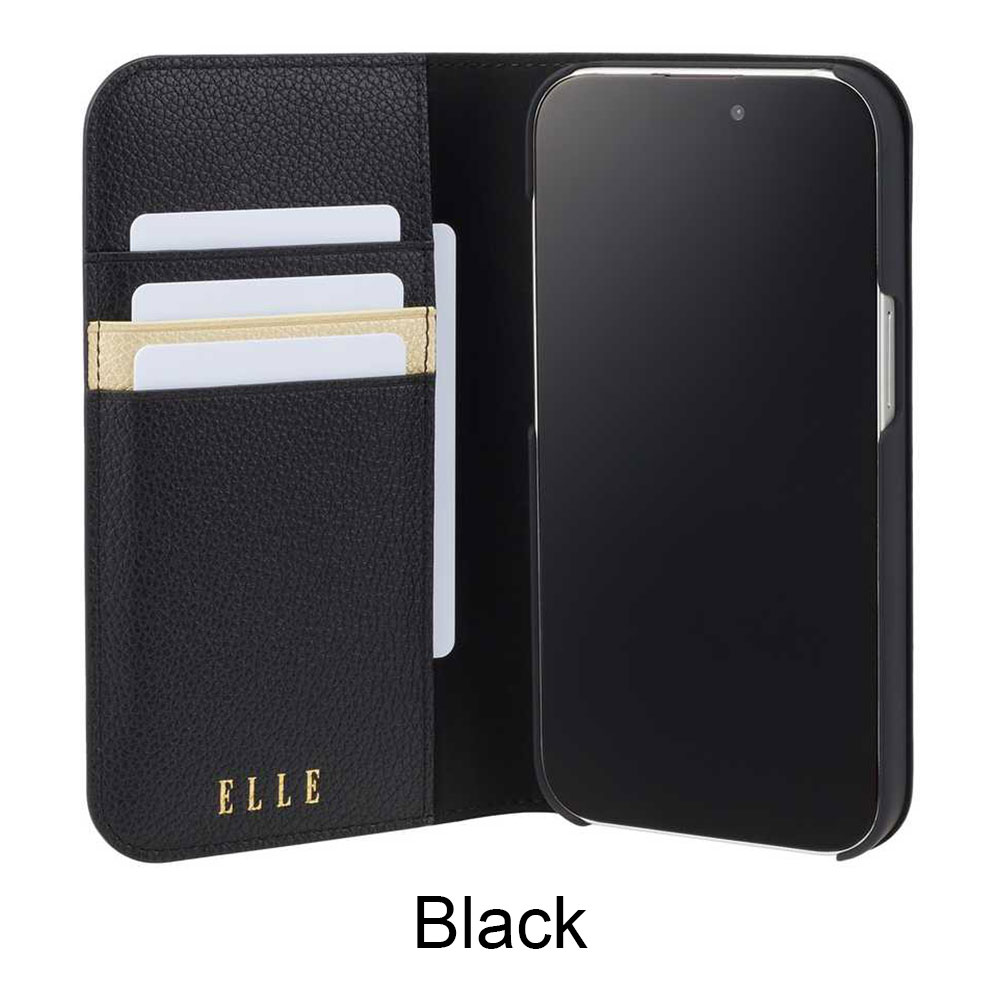 ELLE エル iPhone15 15Pro スマホケース ブランド 手帳型ケース