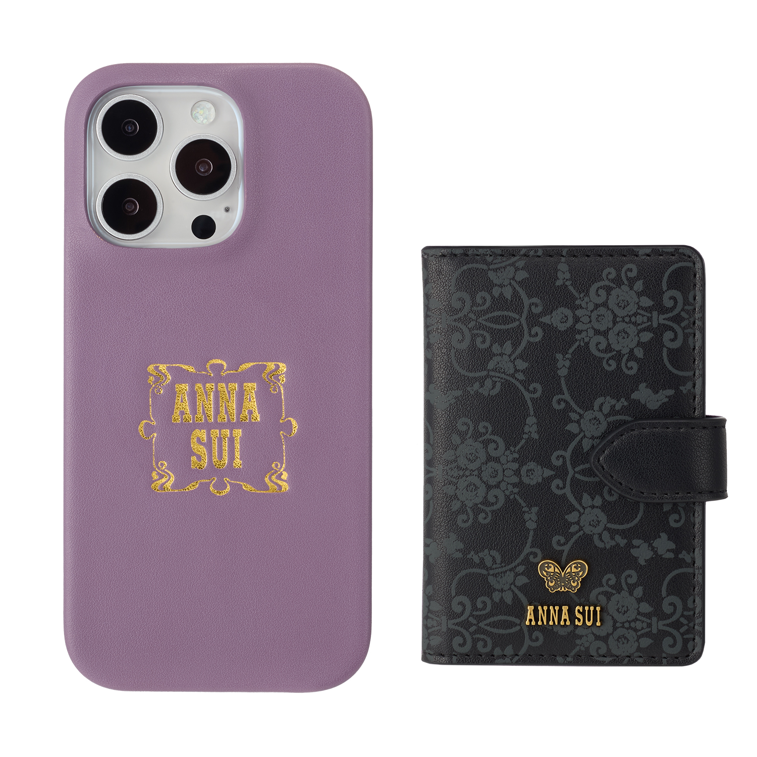 ANNA SUI（アナスイ） Wrap Case with MagSafe Card Wallet Pattern