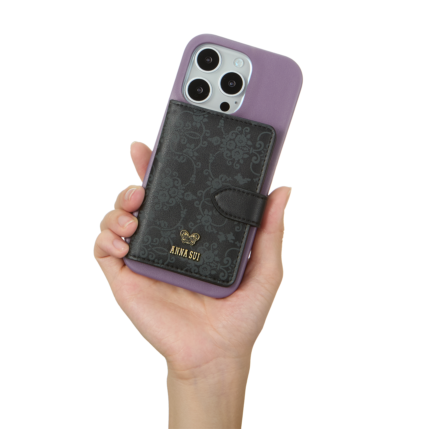 ANNA SUI（アナスイ） Wrap Case with MagSafe Card Wallet Pattern