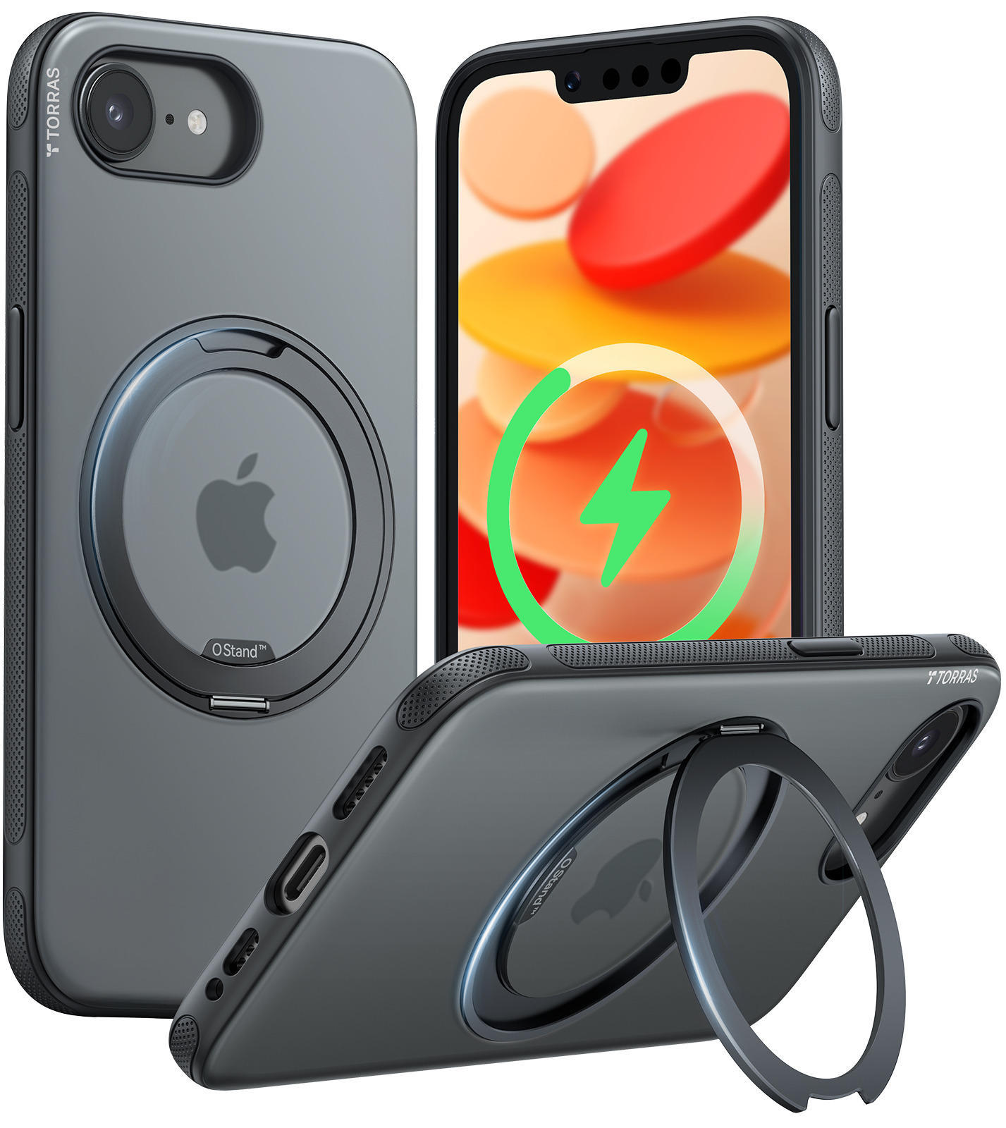 TORRAS Torras Ostand R Fitness Case iPhone 16e スマホカバー