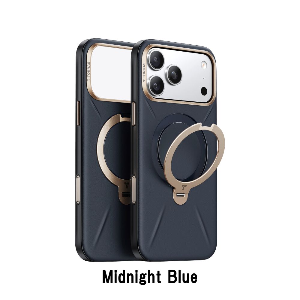 TORRAS Torras Ostand Q3 レザートーン Case for iPhone17 17Pro
