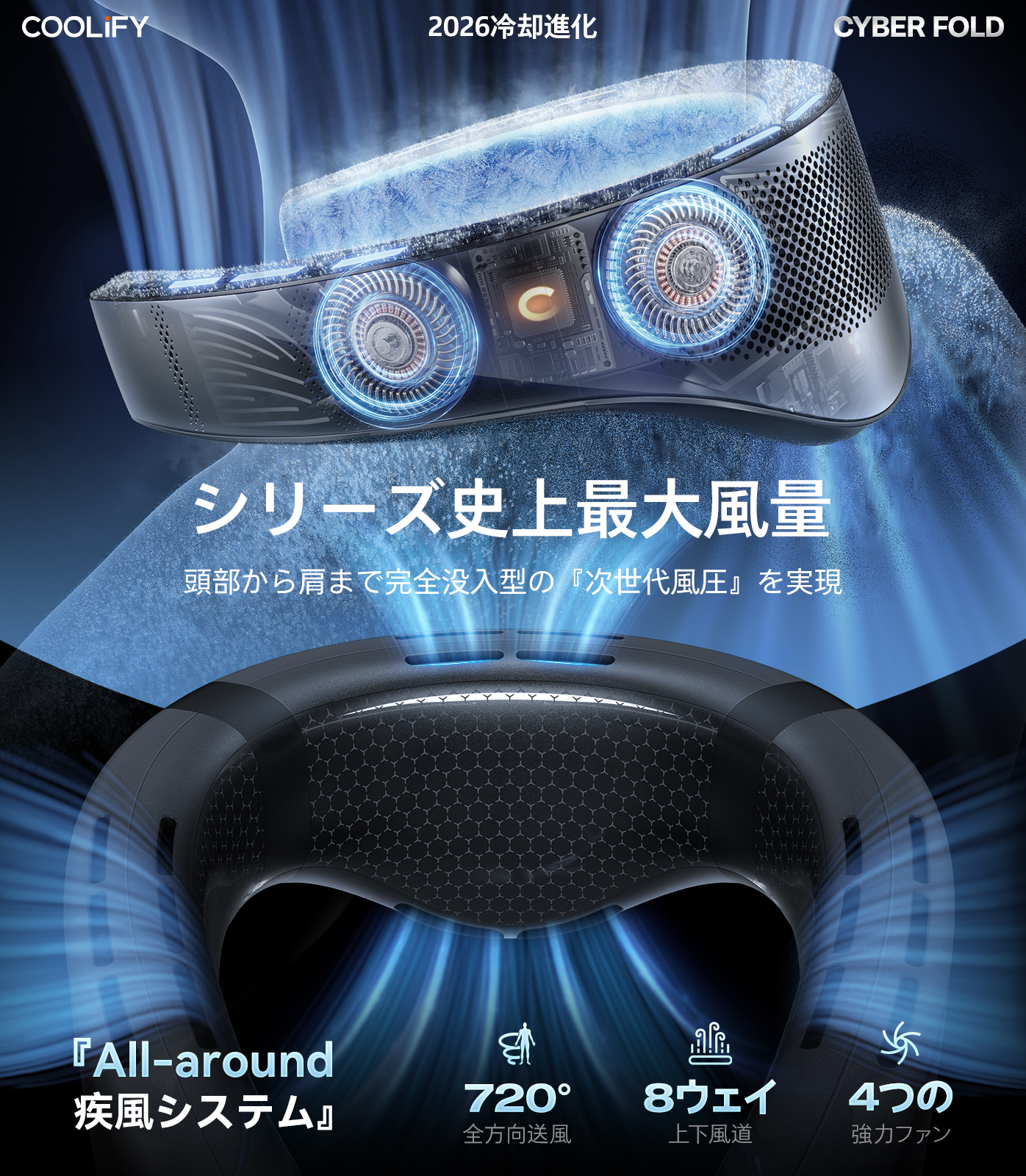 Torras - COOLIFY Cyber Foldネッククーラー新商品 サイバーフォールド