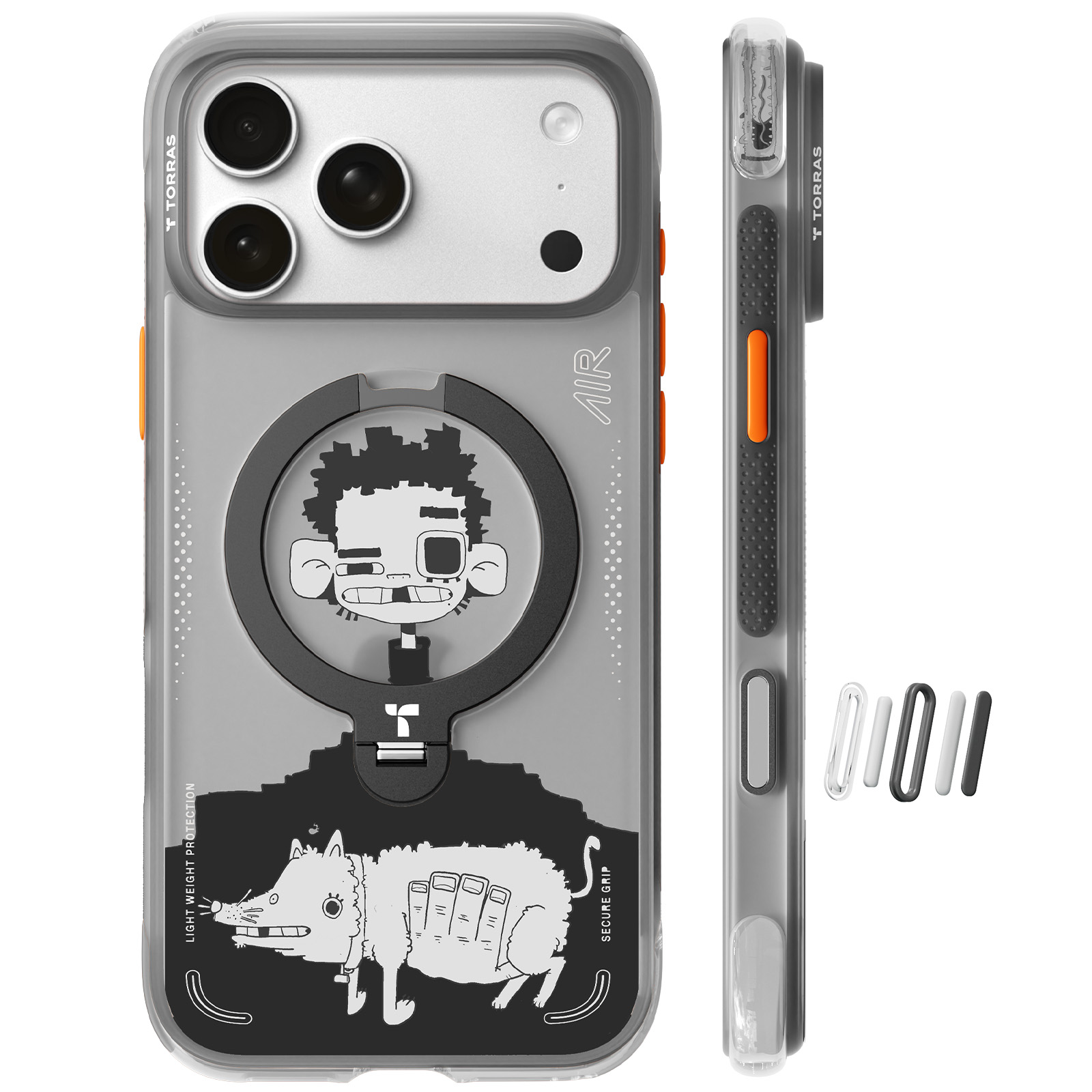 TORRAS Torras Ostand Q3 Air Gawxモデル ドーンブレイク Case for