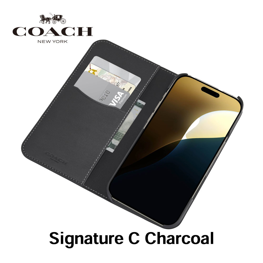 Coach - Folio Case for iPhone 16 iPhone 16 Pro iPhone 16 ProMax