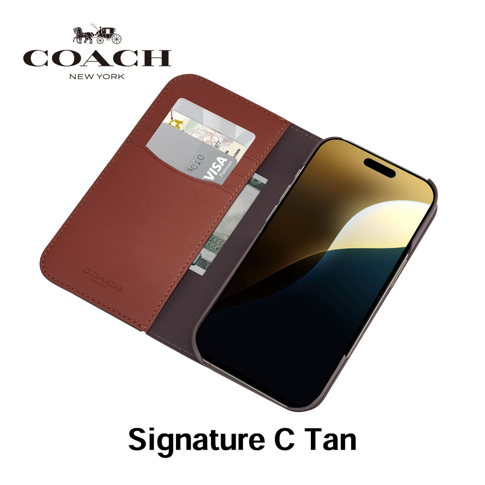 Coach - Folio Case for iPhone 16 iPhone 16 Pro iPhone 16 ProMax