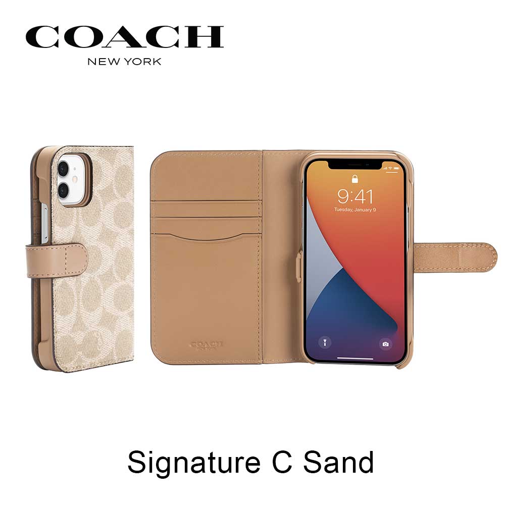 新品】COACH コーチ iPhone13proケース マルチストライプカーキ abitur