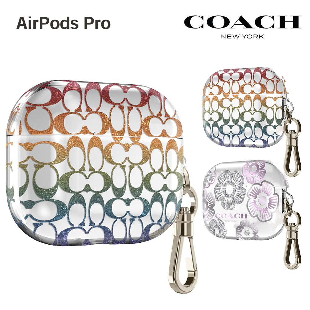 COACH コーチ AirPods Pro ケース Amazon.com: Coach Signature AirPods Pro Case - Compatible