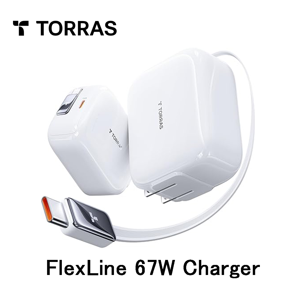 TORRAS ���o�C���o�b�e���[ FlexLine 67W Charger [ White ]