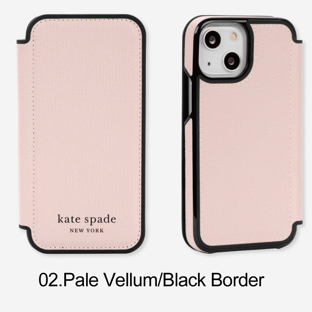 iPhone13mini iPhone12mini ケース 手帳型 kate spade new york ブランド おしゃれ ケイトスペード 定期  カード収納