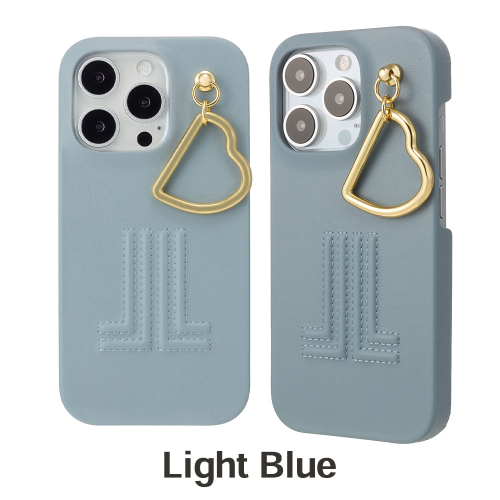 ランバン オン ブルー iPhone16 16Plus 16Pro 16ProMax ケース LANVIN en Bleu - Slim Wrap Case with Heart Charm スマホケース カバー アイフォン ブランド 関連画像3