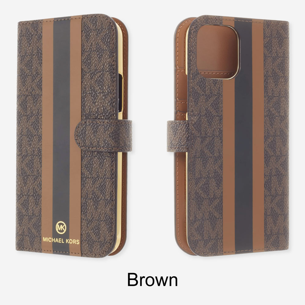 MICHAEL KORS - Michael Kors 手帳型 ハンドストラップ iPhoneケース MICHAEL KORS iPhone12mini マイケルコース 手帳型ケース