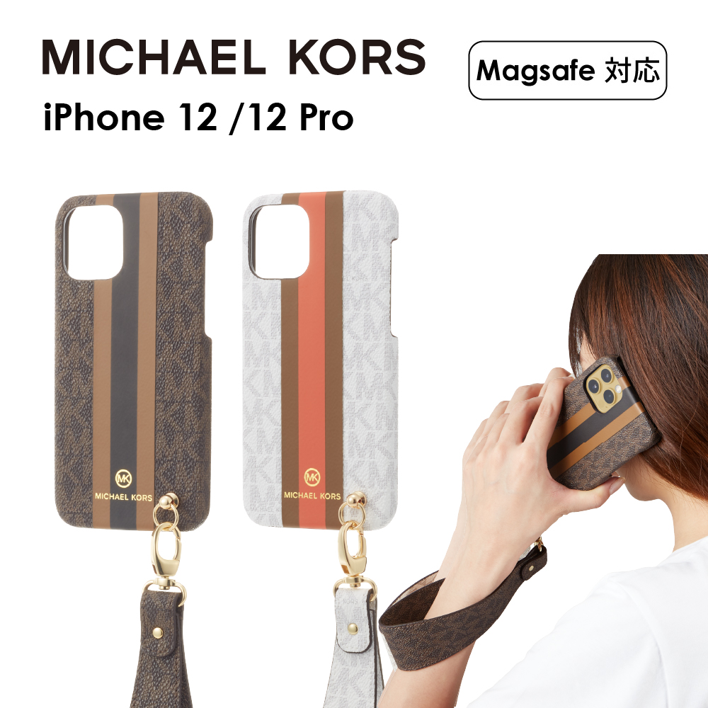 MICHAEL KORS iPhone12 12Pro スリム ケース マイケルコース Slim Wrap