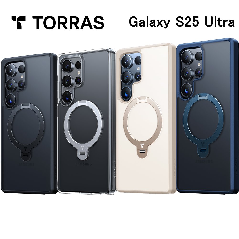 Torras - Ostand Spin for Galaxy S25 Ultra P[X  NA   ϏՌ ی ČRMILKi OX^h