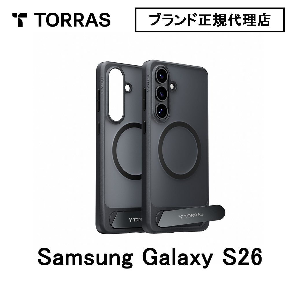 TORRAS Torras Galaxy S26 ケース Pstand for Samsung ブランド メンズ