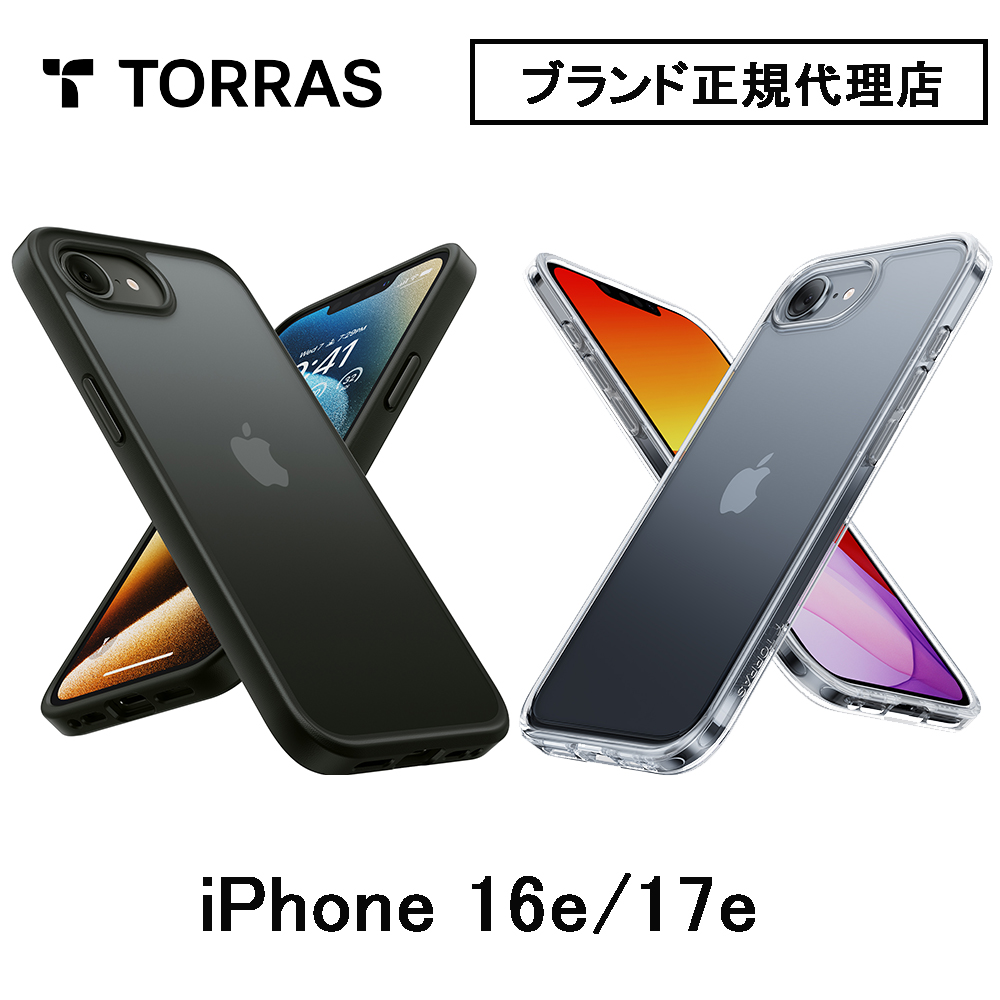 Torras Guardian Case for iPhone 16e 17e �X�}�z�J�o�[ �ϏՌ� �X�}�z�P�[�X �J�o�[ �u�����h iPhone�P�[�X  �A�C�z�� �A�C�z���J�o�[ �A�C�z���P�[�X