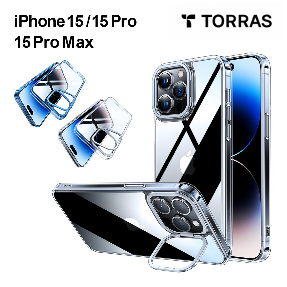 TORRAS ガラスフィルム同梱 TORRAS UPRO Lstand Case iPhone15 15pro