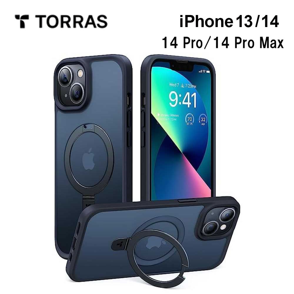 TORRAS ガラスフィルム同梱 TORRAS UPRO Ostand Matte Case iPhone14