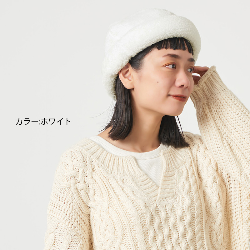 フィッシャーマンキャップ トーク帽 ロシア帽 ボアキャップ 帽子 サグ