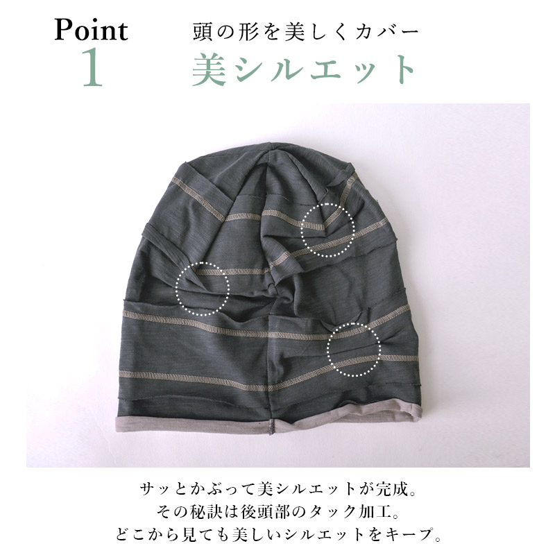 帽子 ニットキャップ ニット帽 医療用帽子 女...の詳細画像5