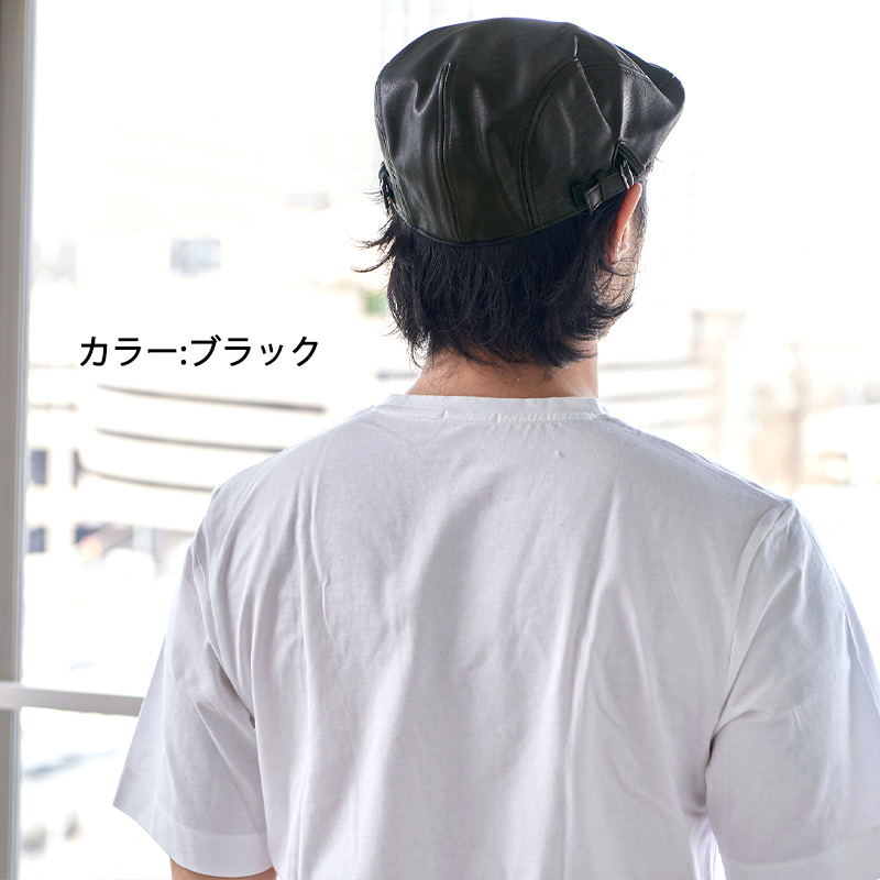 ハンチング帽子 ハンチング帽子 キャップ メンズ レディース ゴルフ 春夏 春用 40代 50代 60代 |フェイクレザー ハンチング |  | 11