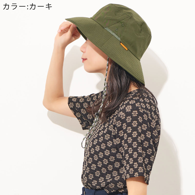 OURHOME つば広ハット カーキベージュ ourhome アワーホーム つば広ハット カーキベージュ 帽子