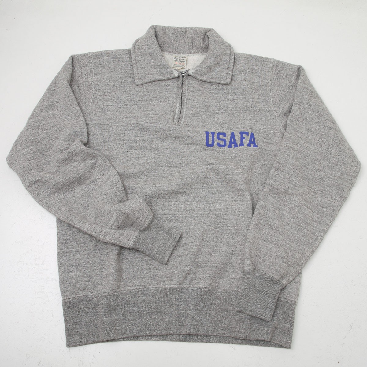 バズリクソン　ハーフジップスウェット　レディース br68397-gry-2.jpg