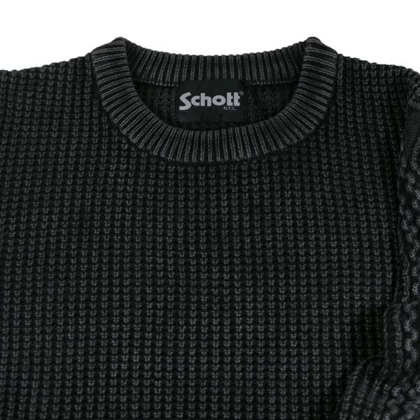 Schott N.Y.C（ショット） Schott 782-3240001 DULL COL CABLE SWEATER