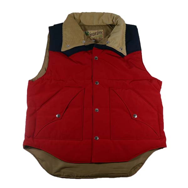 SUGAR CANE シュガーケーン SC15400 TCクロス パディング ベスト 中綿