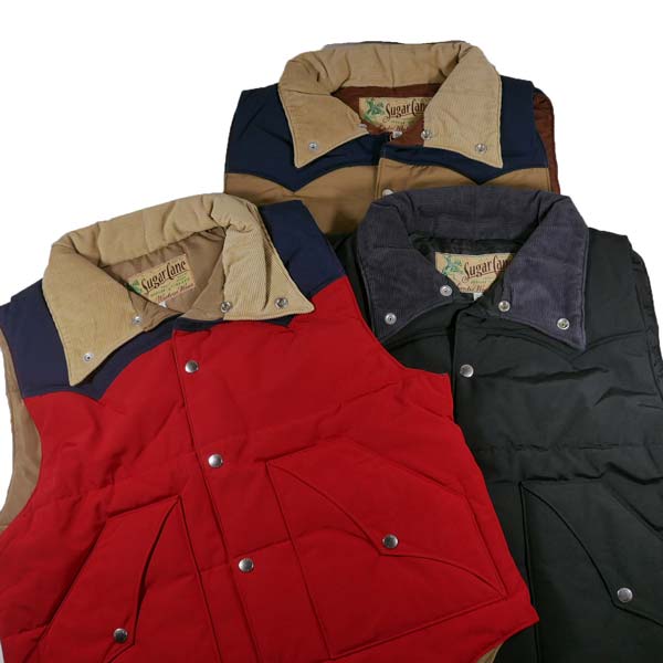 SUGAR CANE シュガーケーン SC15400 TCクロス パディング ベスト 中綿