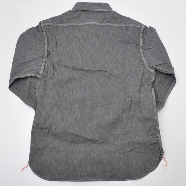 シュガーケーン　長袖シャツ　ストライプ　SC25511 SUGAR CANE シュガーケーン SC25511-119 ジーンコードストライプ長袖