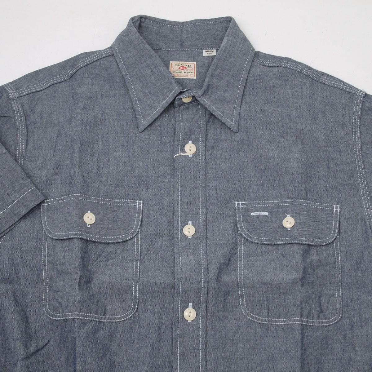 SUGAR CANE SUGARCANE シュガーケーン SC37941-421 シャンブレー半袖