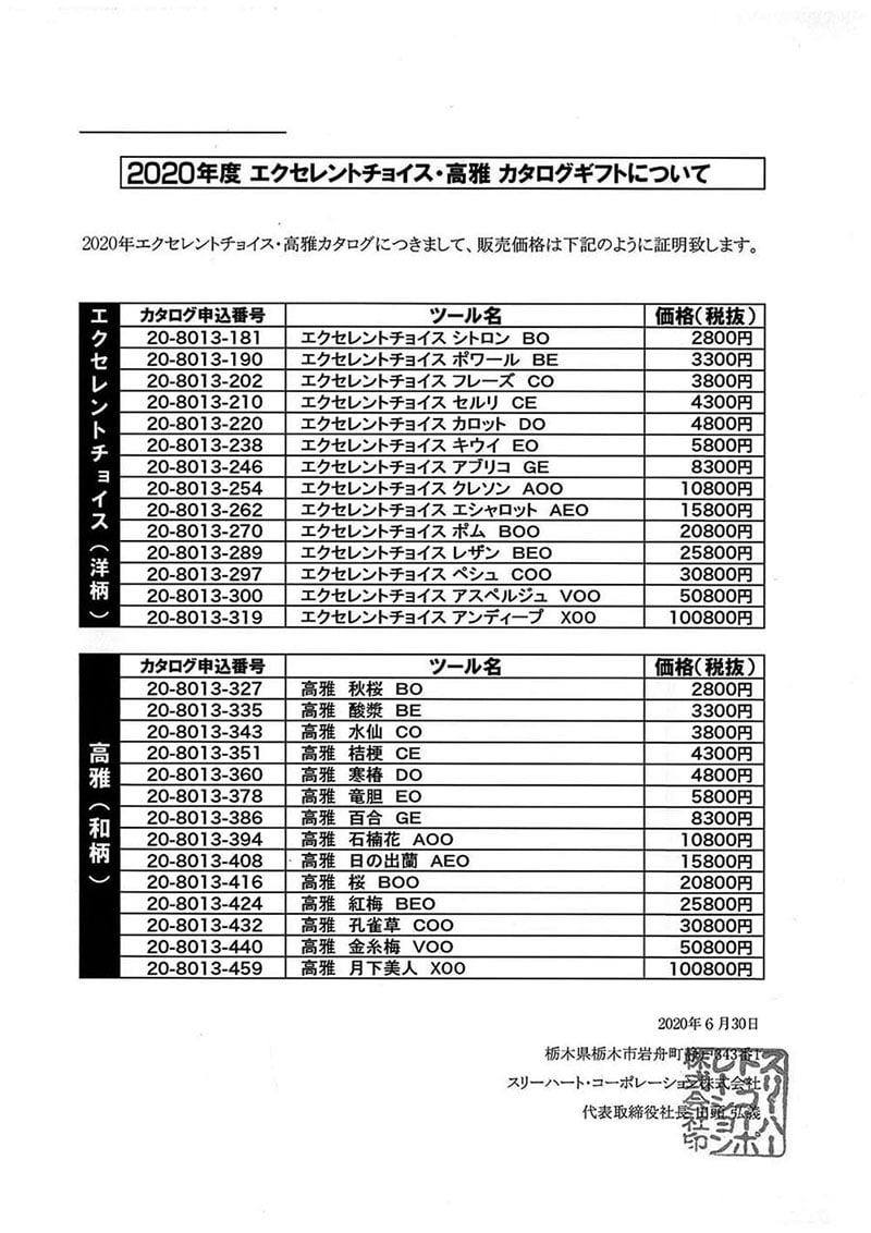 香典返し】和柄カタログギフト 高雅『桜』22880円(税込)コース ２万円