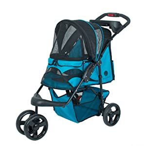 0516-042 ペティック　折りたたみペットストローラー　ペットキャリー 折りたたみペットキャリー 3輪 犬 猫 petique ストローラー 耐荷重18kg