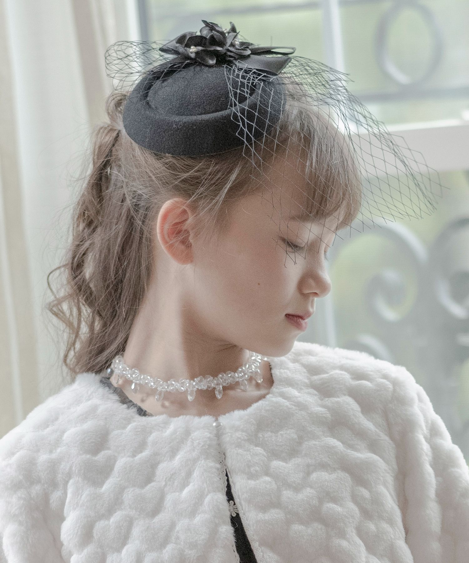 ヘッドドレス アクセサリー ヘアアクセサリー 上品レディーの気品