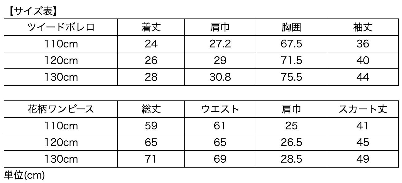 CC0749サイズ表