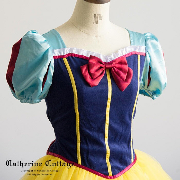 大人用コスチューム 白雪姫風ワンピース レディース Tak Cl0015 キャサリンコテージ 通販 Yahoo ショッピング