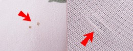 生地のツレ、トビコミの一例