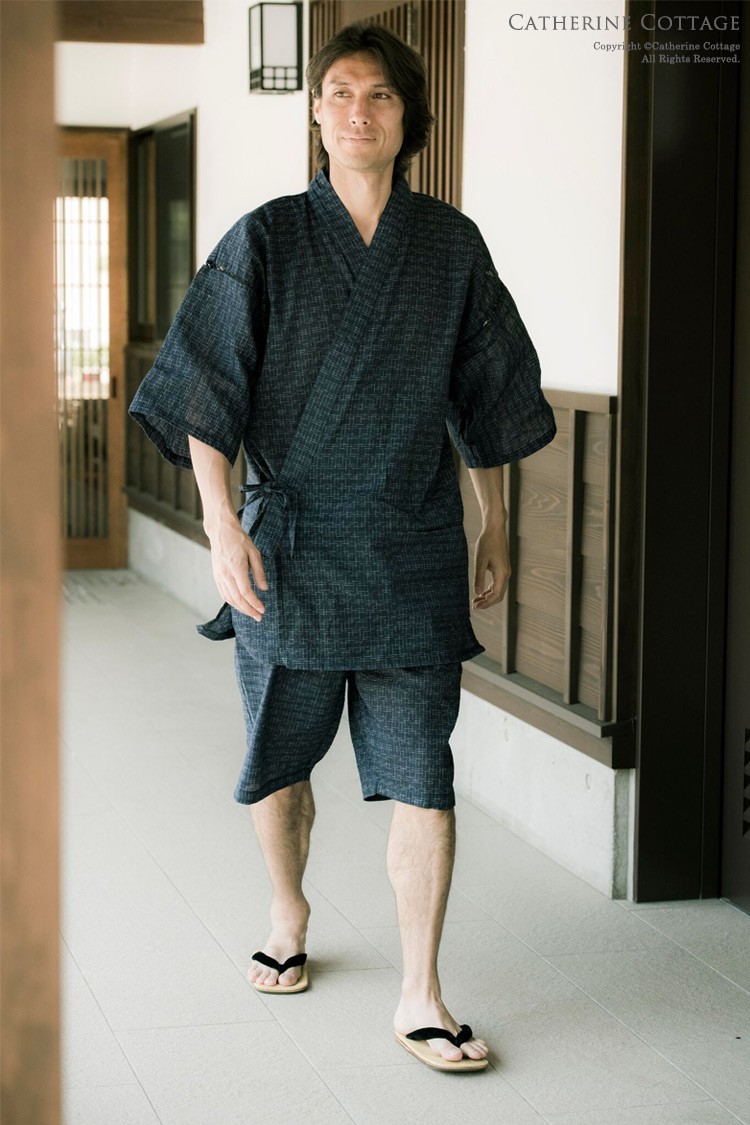 甚平 メンズ しじら織甚平 全11色 男性 M L Ll 綿 麻 父の日 おしゃれ Tak Tm1029 キャサリンコテージ 通販 Yahoo ショッピング