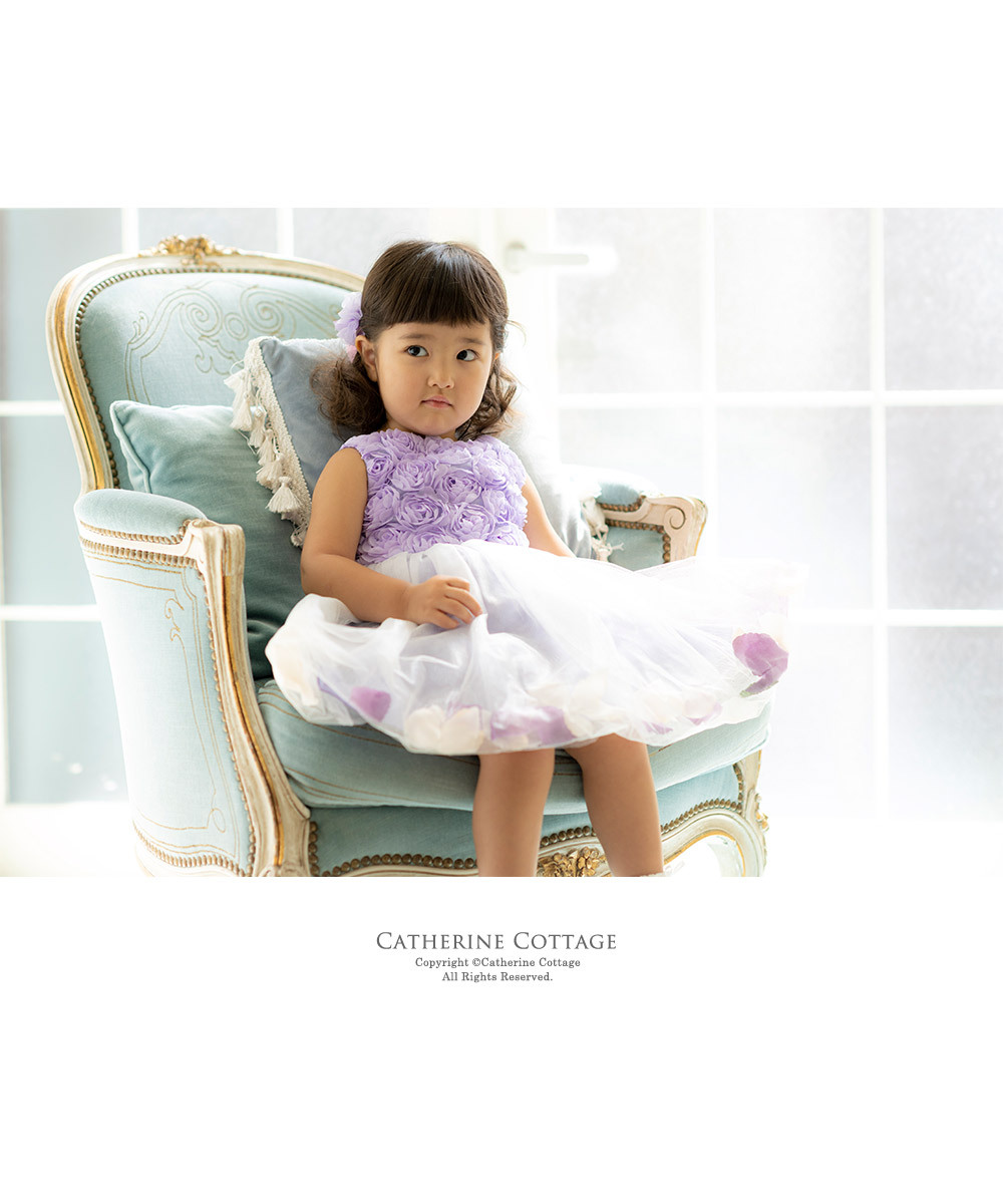 最大66%OFFクーポン ベビードレス 女の子 バラチュールの花びら入りスカートベビーフォト用ベビー服 出産祝い ギフト お誕生日  女の子フォーマルドレスキッズ キャサリンコテージ TAK