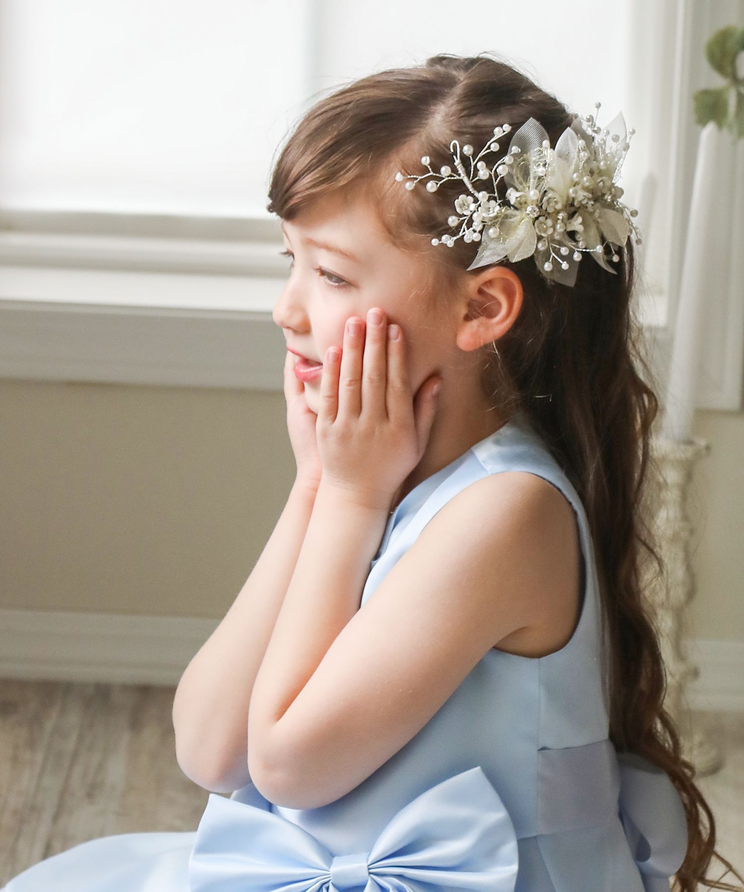 Catherine Cottage ヘアアクセサリー チュールフラワーヘッド