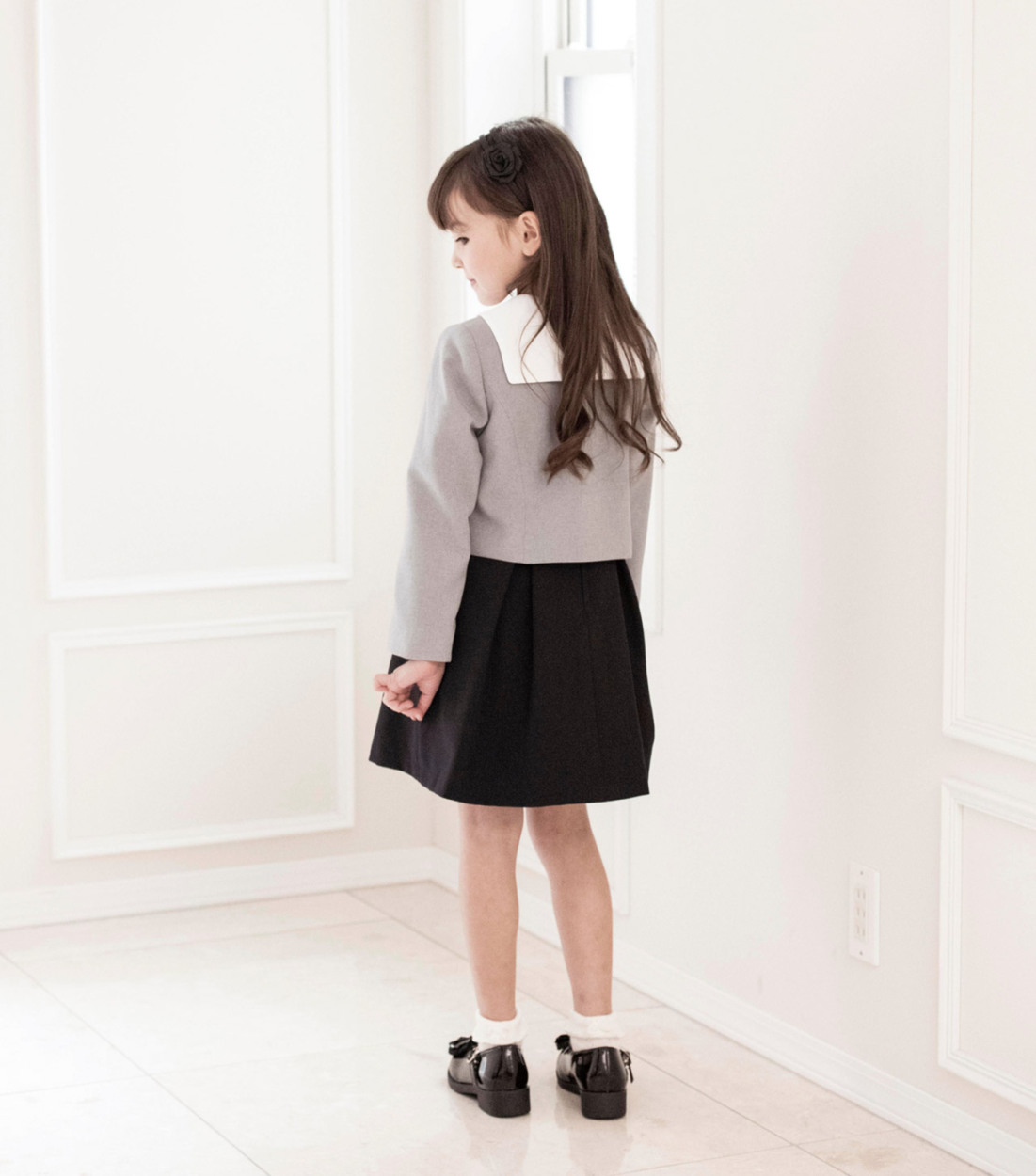 スーツ 入学式 子供服 女 小学校 子供 女の子 セーラー衿スーツ 