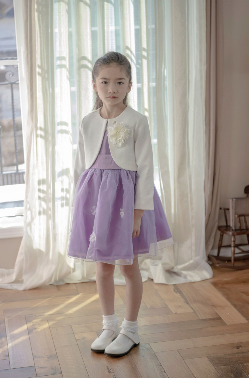 入学式 女の子服　ワンピース+シンプルボレロセット |送料無料・品|ボレロ TAKキャサリンコテージ