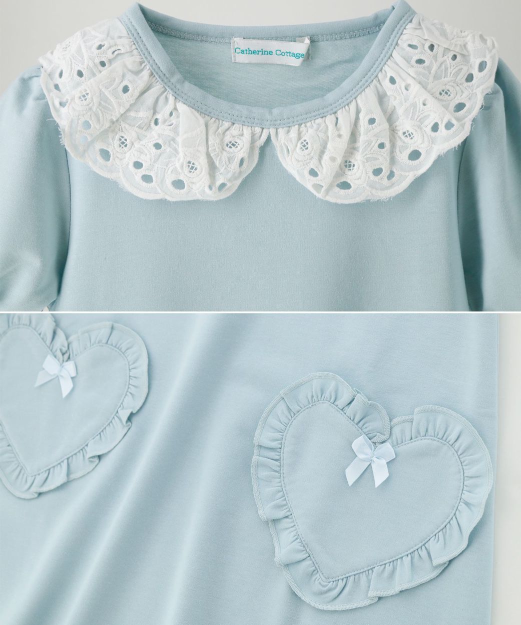 キッズ女の子のリラックスタイムをキュートに彩る夏用半袖ルームウェアネグリジェタイプでプリンセス気分