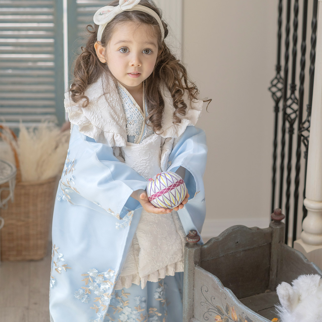 セール|七五三 3歳女の子 着物 今年度再入荷なし 送料無料 花刺繍