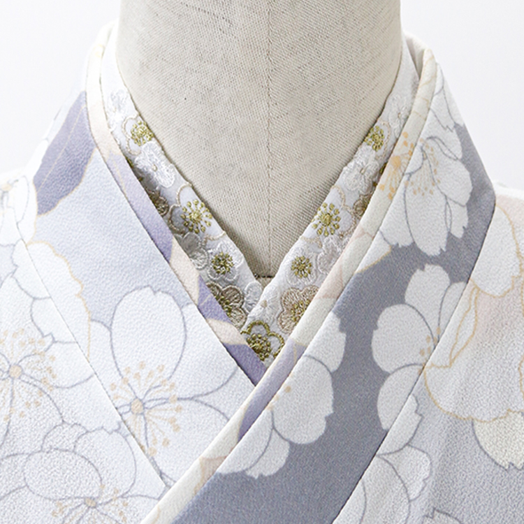 長襦袢　刺繍半衿付き　着物 夢屋 刺繍半衿付き 半襦袢 | 長襦袢 / 着物インナー | やまと