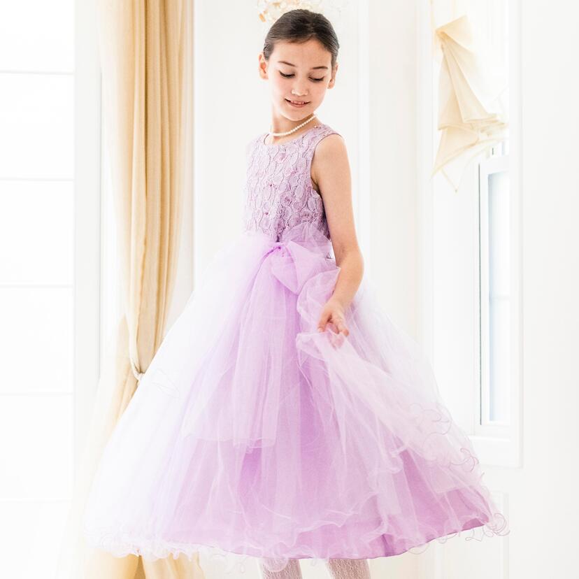 セール｜子供ドレス 発表会 結婚式 ピアノ 子ども 子供ドレス スパンコールレースチュール女の子 フォーマル TAK 女の子 送料無料 | Catherine Cottage | 06
