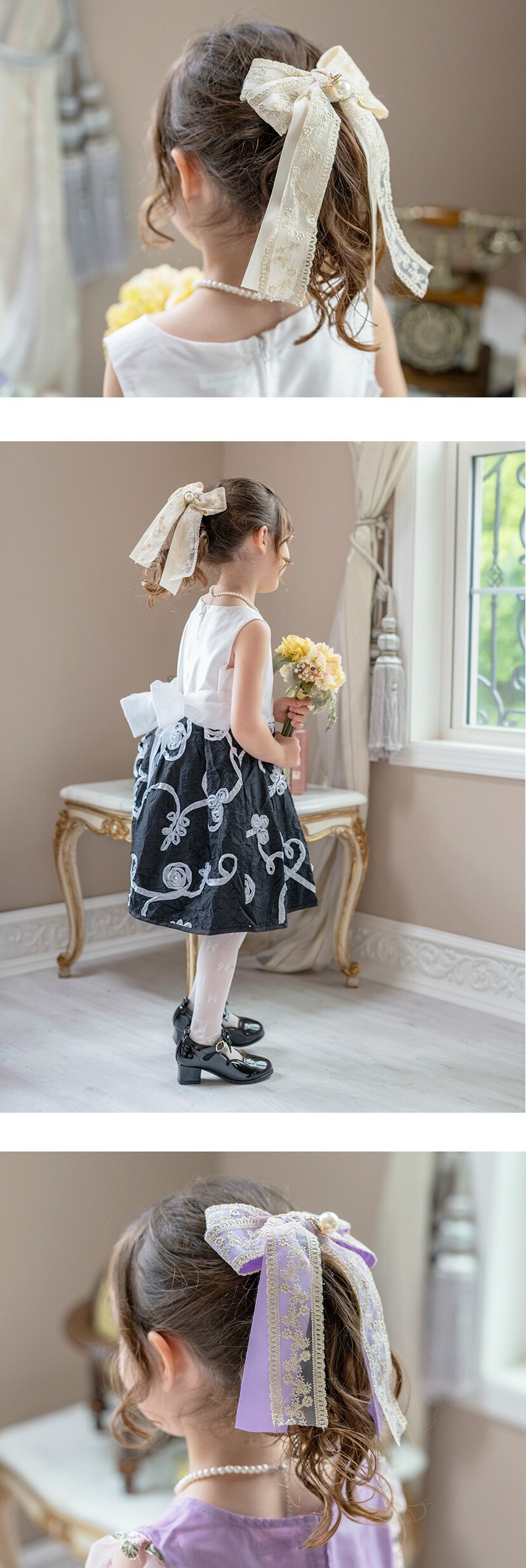 キッズジュニア女の子ヘアアクセサリー