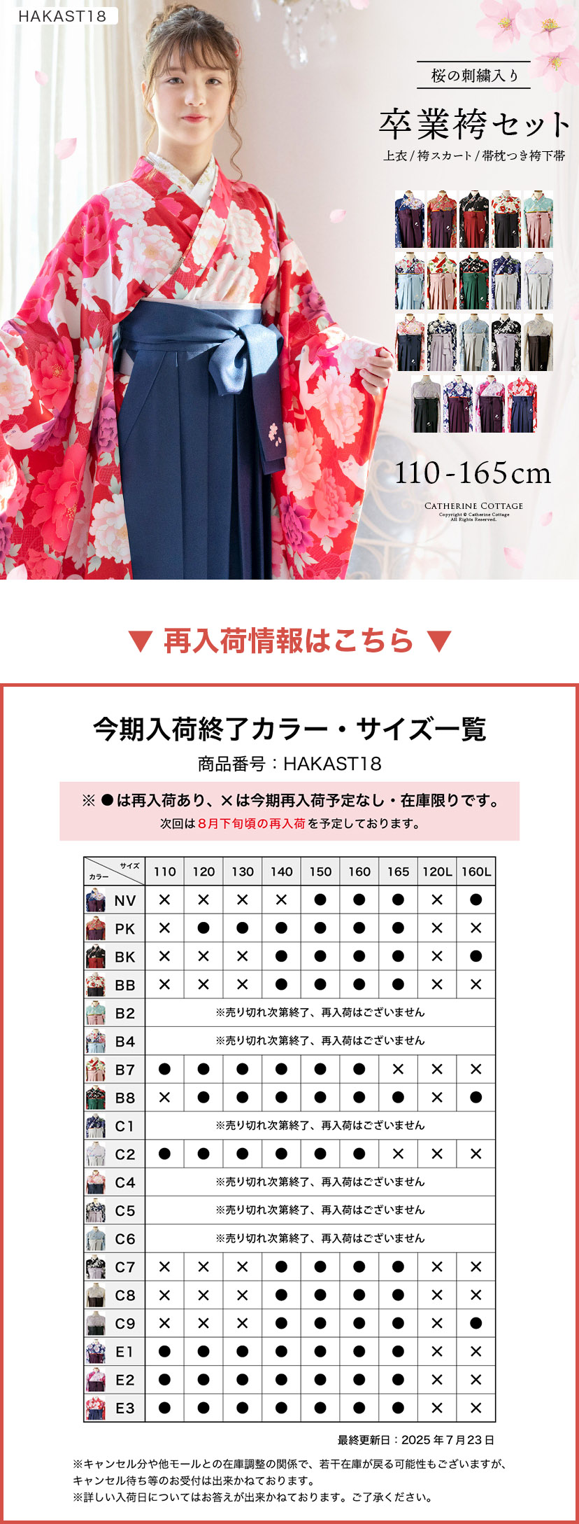 サムネイル,再入荷情報