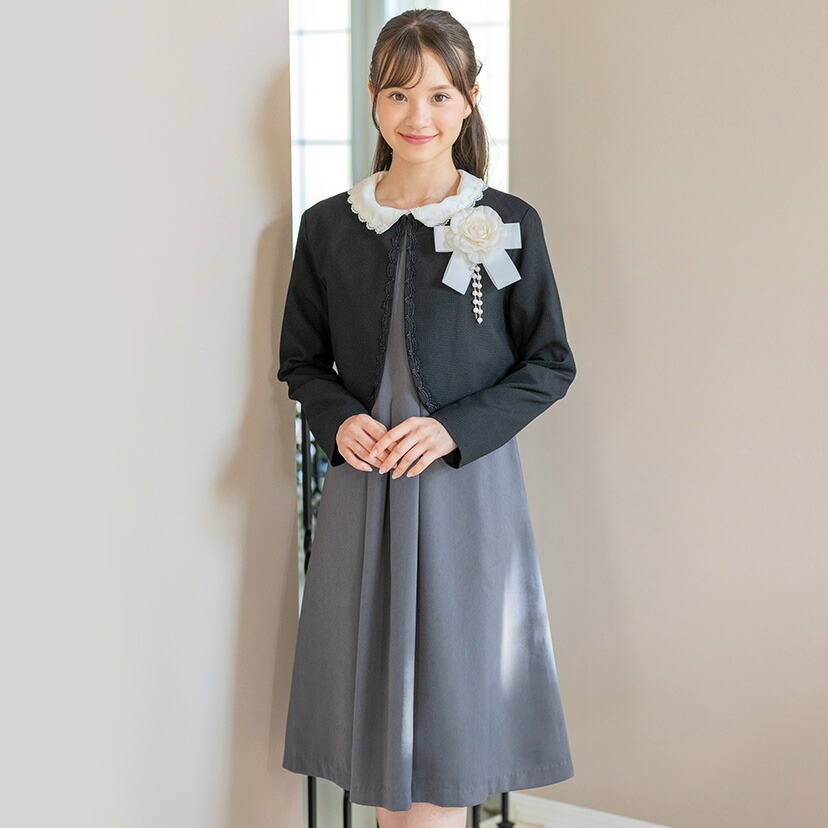 小学校卒業式用　女子ELLE EN NOIR アンサンブルフォーマルワンピース Catherine Cottage 目玉セール｜卒業式 小学校 女子 スーツ